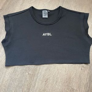 AYBL Black Training Crop Top Women’s Small NWOT